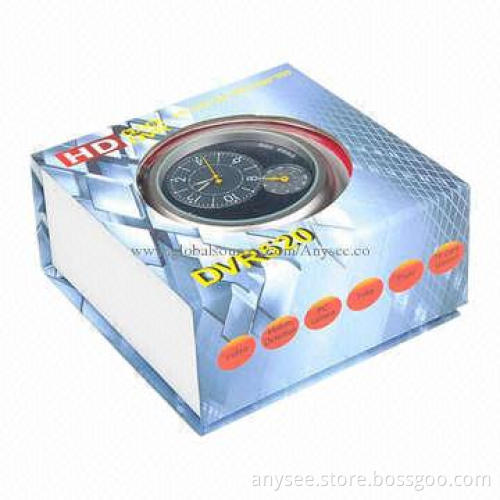 Table Clock Spy Camera/DVR with Motion Detection and Temperature Display